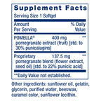 Life Extension Pomegranate Complete,Fruit Extract,Flower,Seed Oil Extract,Cardiovascular Health,antioxidant Support,superfood Supplement,Gluten Free,Non-GMO,30 softgels,(Pack of 2)