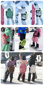 Turtle Butt Pads for Skating,Cute Protection Hip Butt Pad,Protective Gear Knee Pad Anti-Cold Anti-Fall Cushion for Scooters Snowboarding Roller Skating