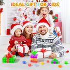 56PCS Magnetic Blocks, Transparent Magnetic Cubes, Magnet Building Blocks for Toddlers 3+, Montessori Toys, Preschool STEM Educational Sensory Magnet Toys for Kids Ages 3-5 Year Old Boys and Girls