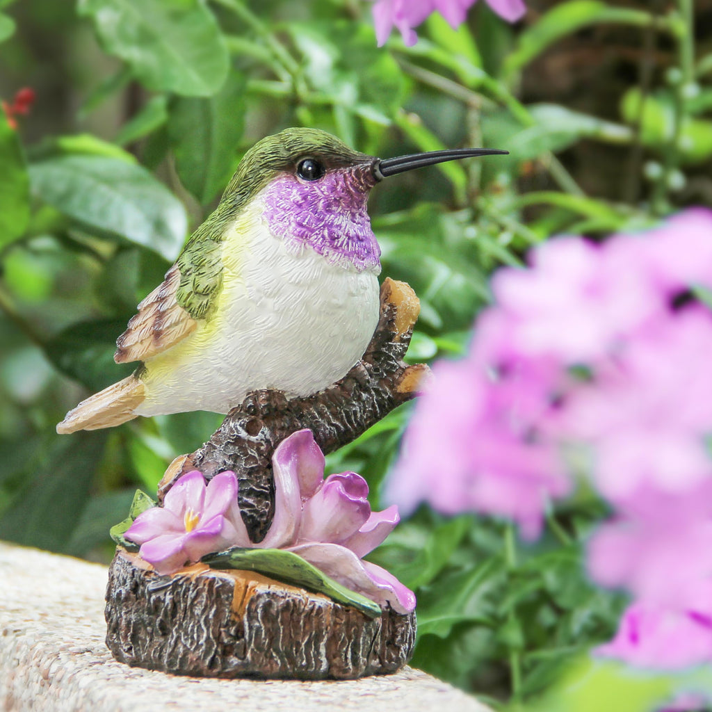 Hummingbird Garden Statues Bird Figurine Decor for Outdoor Yard Patio Lawn
