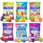 HI-CHEW Variety Mix, Pack of 6 Bags - 17 Flavor Assort Sweet and Sour Chewy Candy, Unique Fun Soft - Immensely Juicy Fruity Candy Flavors - Individually Wrapped Halloween Candy