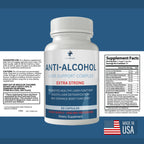 nutra4health Anti Alcohol Craving Supplement, Anti-Alcohol Complex, Anti Drink Support, 60 Capsules to Help Reduce Cravings