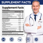 2-Pack Brain Supplements for Memory & Focus | Nootropic with Bacopa, Lion's Mane, Alpha GPC | Mental Clarity & Cognitive Support | Vitamin B6 & B12 – 240 Caps (120/Bottle)