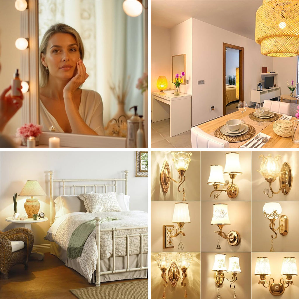MorningLight 6 Pack A15 LED Light Bulbs 60 Watt, E26 Dimmable LED Light Bulb 3000K Soft White, 6.5W A15 Ceiling Fan Light Bulb for Pendant, Lighting Fixtures, 600 Lumens Bulb