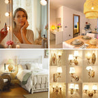 MorningLight 6 Pack A15 LED Light Bulbs 60 Watt, E26 Dimmable LED Light Bulb 3000K Soft White, 6.5W A15 Ceiling Fan Light Bulb for Pendant, Lighting Fixtures, 600 Lumens Bulb