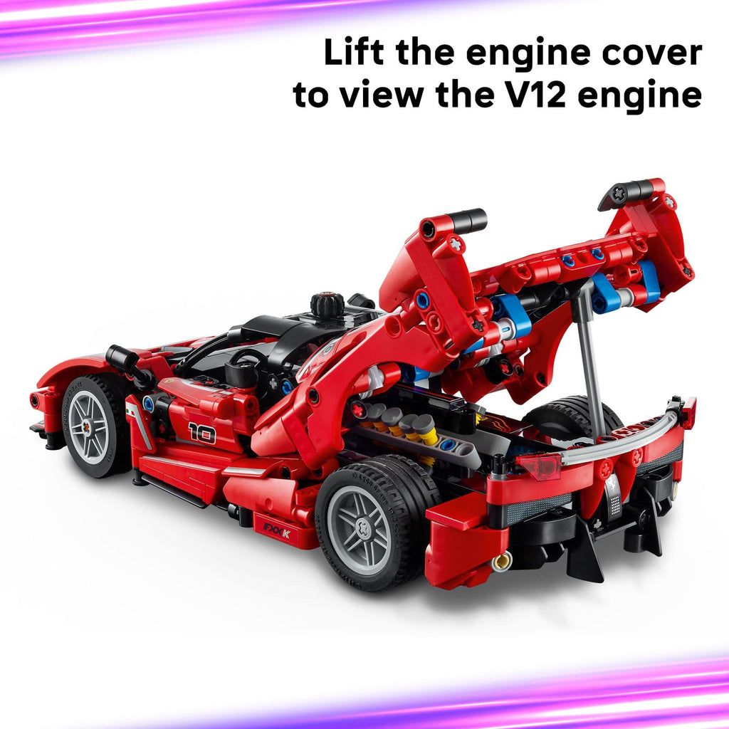 LEGO Technic Ferrari FXX K Toy Car - Building Toy for Girls & Boys, Ages 10+ - Cool Birthday Gift for Kids - Race Car Model for Play & Display - 42212