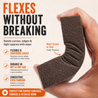 Sanding Sponge Super High Density Reusable Sanding Block for Wood, Drywall Sanding Block, Glass & Metal Sanding Coarse/Medium/Fine Sandpaper Block - 10 Pack 60/80/100/120/180/220/320 Grit by Afruxy
