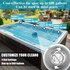 KEWINTANT Hot Tub Replacement Cartridges for Frog Ease Floating System, Fits Up to 600 Gallons, Easy to Install, Long-Lasting Filtration for Clean Water - 3 Pack