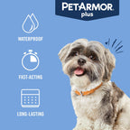 PetArmor Plus Flea & Tick Topical Dogs 5-22 lbs, 3-Month
