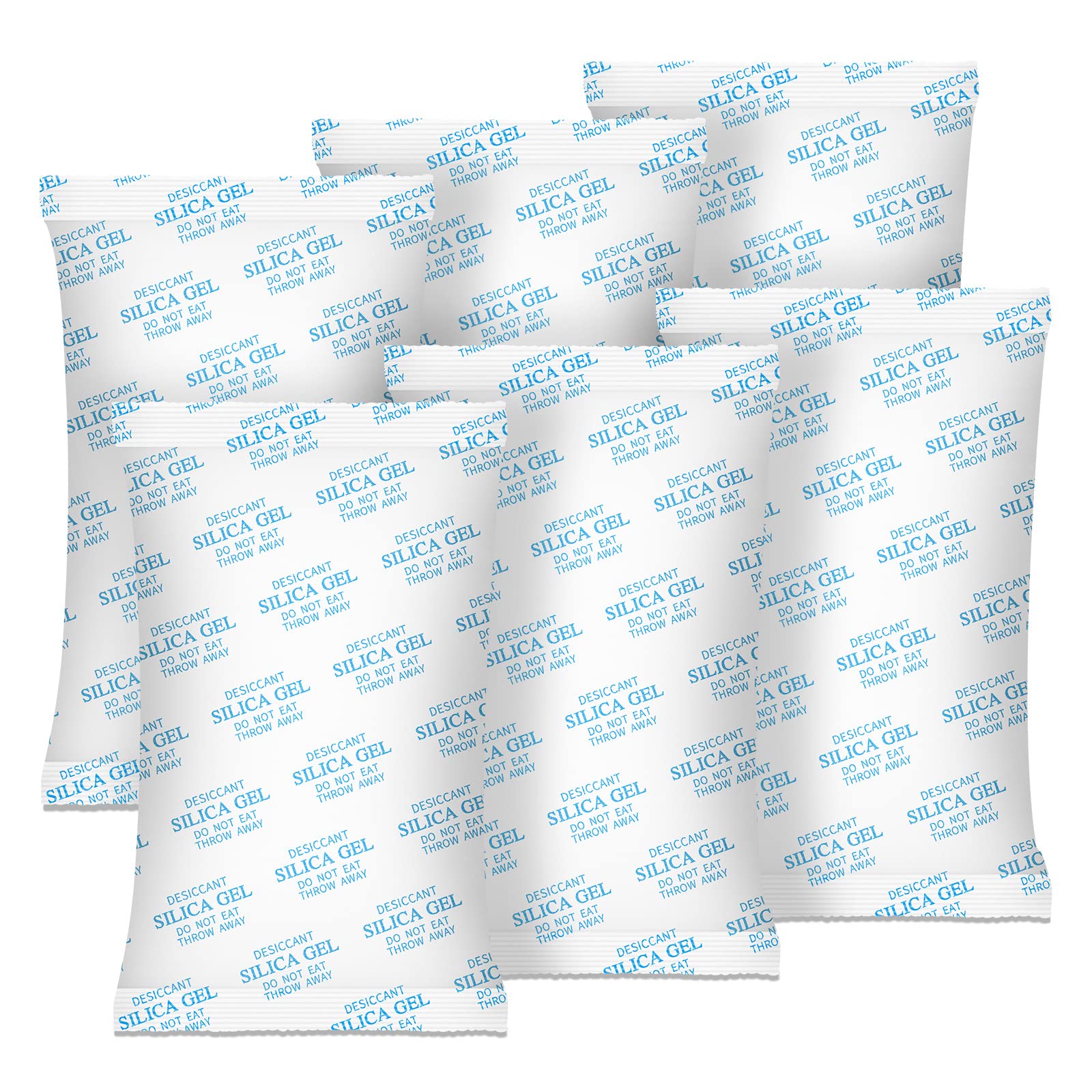 Large Desiccant Packs, 500 Gram 10 Packs Silica Gel Packets, Silica Gel Car Dehumidifier by Reusable, Large Moisture Absorbers for Electric Tool, Basement, 3D Filaments and Safes