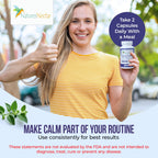 Nature's Nectar Anxiety and Stress Relief Supplements – Keep Calm Capsules with Ashwagandha, GABA, Magnesium & 5-HTP – Nervousness & Irritability Mood Supports Relaxation Lemon Balm 60 Filled Capsules