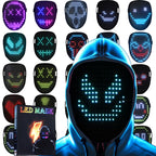 JDBMAOYE LED Light Up Mask with Gesture Sensing,Perfect Gifts for Teen Boys
