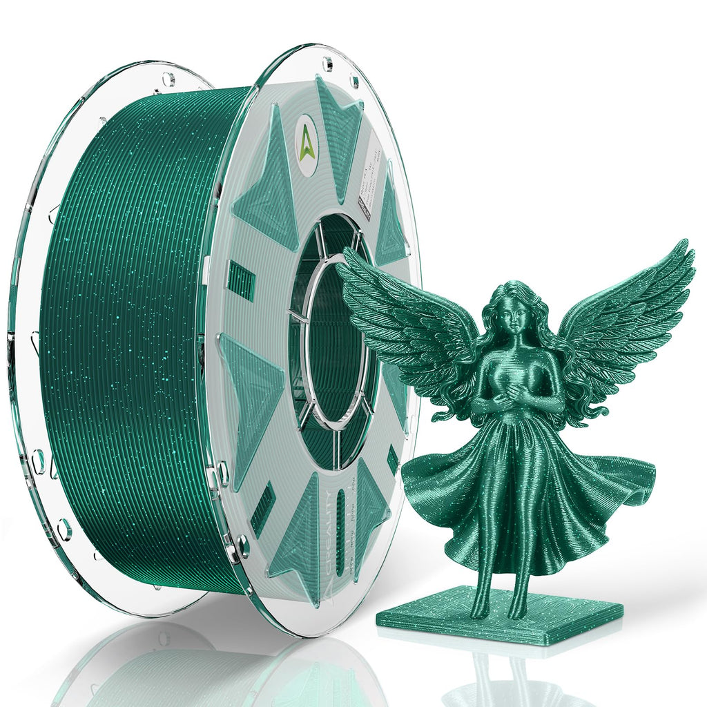 Creality RFID Hyper PLA Filament, 3D Printer Filament: with High Speed Printing 30-600mm/s, Spool Support CFS 1.75 mm,1kg(2.2 lbs) Hyper PLA for Most 3D Printer and K2 Plus Combo,Starry Green