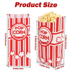 Homrelaxy 144 Pcs Paper Popcorn Bags for Party, 1 oz Individual Servings