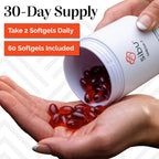 sibu Sea Buckthorn Omega-7 Softgels Starter Kit (60ct, 30 Day Supply) – Supplement for Healthy Skin, Hair, Nails and Dryness