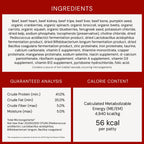 Stella & Chewy's Freeze-Dried Raw Dinner Patties - Beef Recipe - High Protein Grain-Free Puppy & Dog Food - Perfect For Picky Eaters - 25 oz
