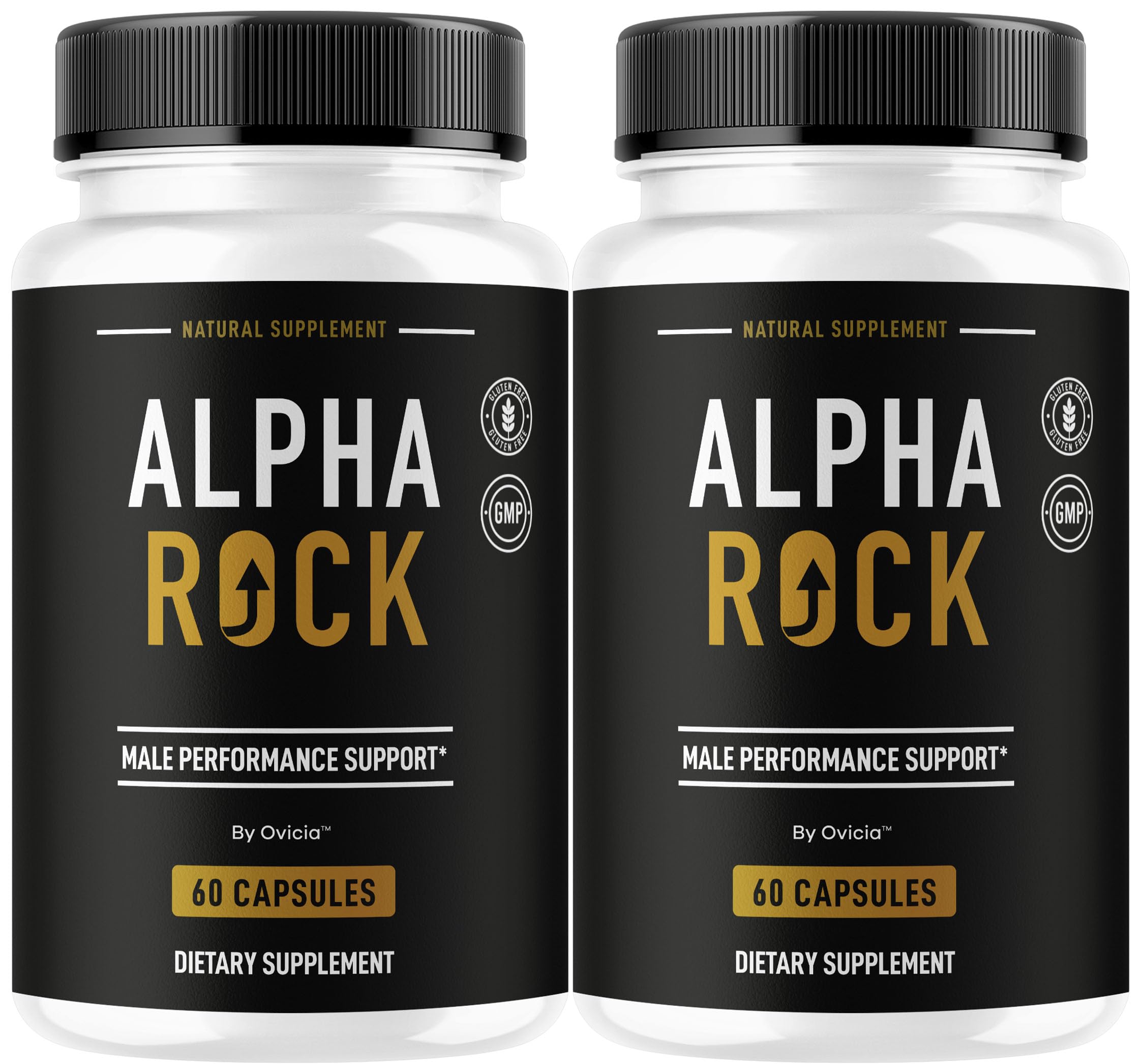 (2 Pack) Alpha Rock - Alpha Rock Pills Support Natural Maximum Strength, Daily AlphaRock Capsules All Natural Advanced Formula Premium Vitamins for Overall Health & Wellness, 120 Capsules for 2 Months