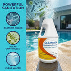 ClearView Calcium-Free Chlorine Granules 10 Lbs, 99% Dichlor Pool Shock Fast-Dissolving Stabilized Sanitizer for Swimming Pools, Spas & Hot Tubs