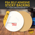 Dura-Gold Premium 6" Gold PSA Sanding Discs - 220 Grit, Box of 50 - Self Adhesive Stickyback Sandpaper for DA Sander, Finishing Coarse-Cut Abrasive - Sand Automotive Car Paint, Woodworking Wood, Metal