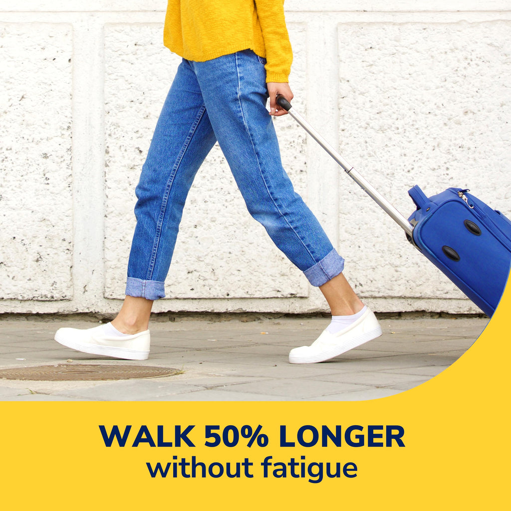 Dr. Scholl's Walk Longer Insoles for Women - Comfortable Plush Foam Cushioning Inserts for Walking, Hiking, Standing on Feet All-Day with Arch Support - Walk 50% Longer Without Muscle Fatigue: 2 Pairs