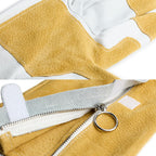 OGRE Zip-Up Rose Pruning Gloves, Long Leather Thorn Protection