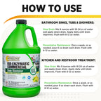 Instant Power Professional Bio-Enzymatic Commercial Drain Maintainer, Drainage Clog Remover, 1 Gallon, 4 Pack