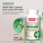 Jarrow Formulas Saccharomyces Boulardii + MOS Probiotics for Digestive Health and Intestinal Tract Support - 5 Billion CFU Per Serving - 180 Delayed Release Caps - Probiotic + Prebiotic - 180 Servings