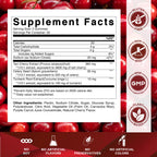 Vitamatic Tart Cherry with Celery Seed Gummies – 4000mg Equivalent Per Serving (from 10:1 Extract, 400mg) - 2-Pack