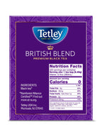 Tetley, British Blend Black Tea, 320 Count, Hot or Iced, Rich & Robust Black Tea