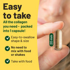 Vegan Collagen Supplements with Biotin for Hair, Skin, Nails & Joints - 2 Months Supply. Cruelty Free Plant Based Collagen Vegan, Vegetarian Collagen Booster Pills. Vegan Collagen for Women and Men