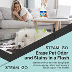 Steam & Go Multi-Purpose Cleaner Spray Refill with Oxy Power for Multi-Surfaces - Removes Stains, Eliminates Odors, & Degreases - Orange Scent, 1 gal