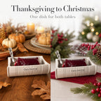 Mud Pie Can-Berry Ceramic Cranberry Serving Dish, Includes Spatula