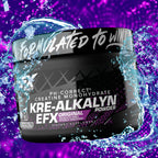 EFX Sports Kre-Alkalyn EFX Powder | pH Correct Creatine Monohydrate Powder Supplement | Strength, Muscle Growth & Performance | 55 Servings (Blue Frost)