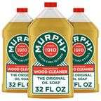 Murphy Oil Soap Concentrated Formula, Wood Cleaner, No-Rinse Floor Cleaner, Citronella Oil Scent, 32 fl oz Bottle (3 Pack)