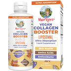 MaryRuth Organics Collagen Booster Liposomal, Sugar Free, Liquid Collagen Booster with Vitamin C, Vitamin E, Zinc, Copper & Silica, Skin Care & Joint Support Supplement, Vegan, Non-GMO, 7.6 Fl Oz