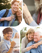 SUPHELPU Custom Bracelets with Picture Inside, Personalized Photo Bracelet Projection, Personalized Gifts for Men Memorial, Men's ID Bracelets