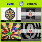 Magnetic Dart Board for Kids - 12pcs Magnetic Darts, Indoor/Outdoor Kids Games and Party Games, Christmas Birthday Gifts Toys for 3-12 Year Old Boys