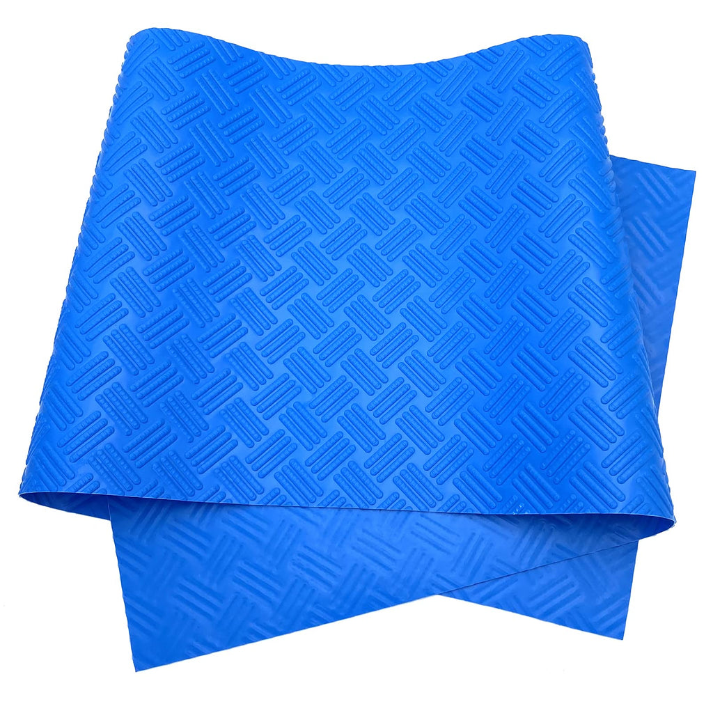 SKARUMMER Swimming Pool Ladder Mat - Protective Pool Ladder Pad Step Mat with Non-Slip Texture, Blue Medium Pool Step Mat, Pool Liner Protection Mat 36 inch X 17 inch