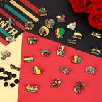 SANNIX 60Pcs Juneteenth Pins, Juneteenth Freedom Day Lapel Pins
