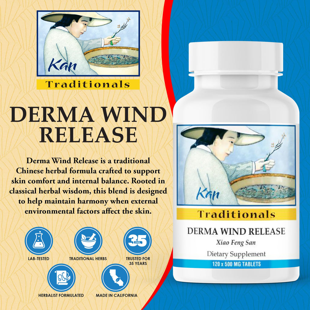 Kan Herbs - Derma Wind Release 120 tabs [Health and Beauty]