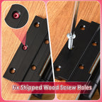 Gulfmew 10 Pcs Wood Anchor, Fix Stripped Wood Screw Holes, Red
