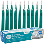 MED PRIDE Disposable Surgical Scalpels, Sterile, #11 Steel Blade, 10-Pack