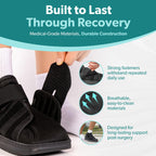 BraceAbility Closed Toe Medical Walking Shoe - Kid’s Lightweight Broken Toe Cast Boot, Fractured Foot Brace for Metatarsal Stress Fracture, Post-op Bunion, Surgery Recovery for Boys and Girls (XS)