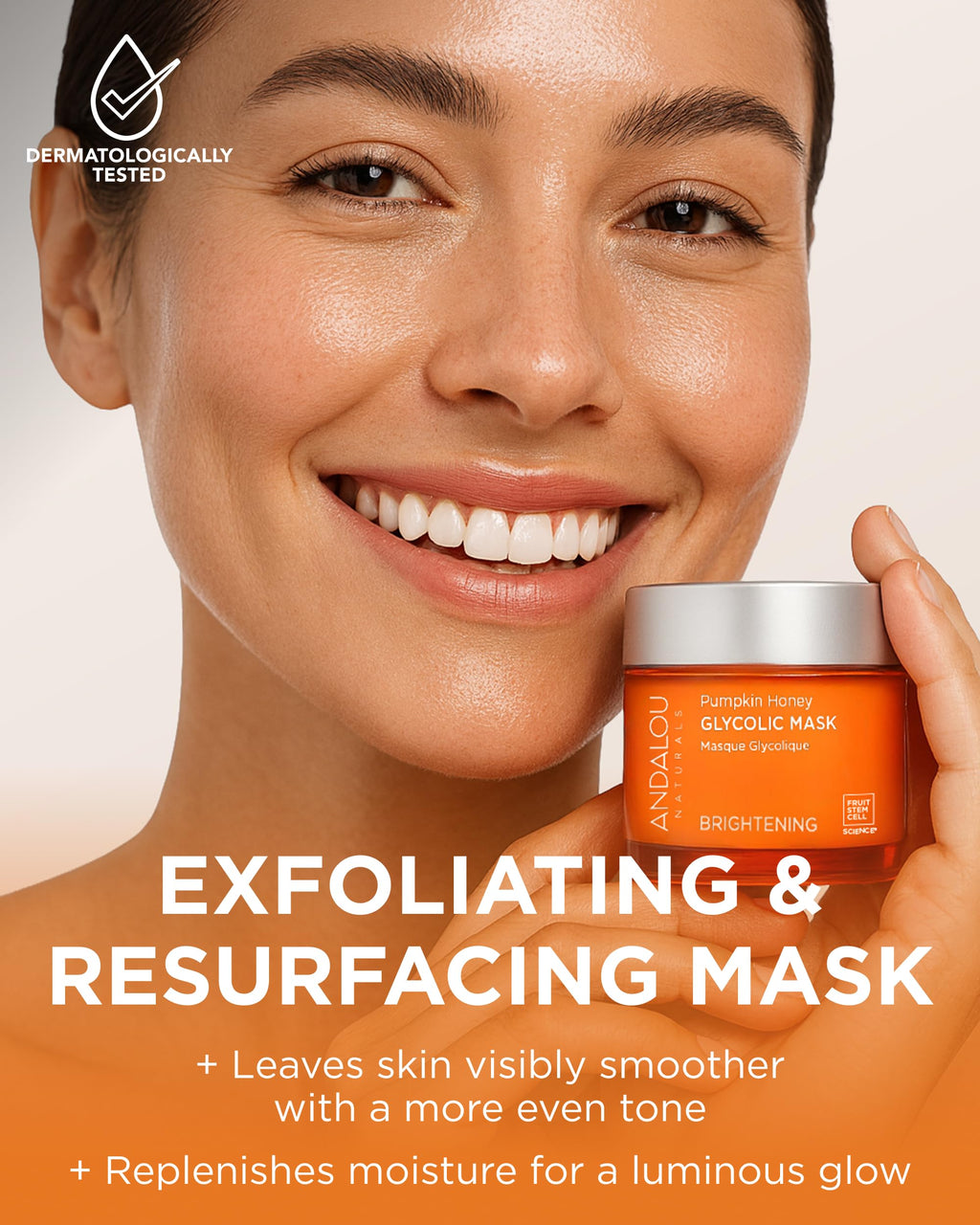 Andalou Naturals Mask Brghtng Pmpkn Glylc, 1.7 oz