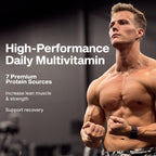 MuscleTech Platinum Multivitamins for Men & Women - Multi-Vitamin Supplement for Immune Support - 18 Vitamins & Minerals, Vitamin A C D E B6 B12 - Daily Workout Supplements for Men - 180 Capsules