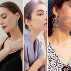 TAMHOO 15 Pairs Clip on Earrings - Dangle & Drop Earrings for Women - Crystal Vintage Set