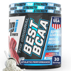 BPI Sports Best BCAA Powder - Muscle Recovery Support - Branched Chain Amino Acids | Building Blocks of Protein and Muscle - Post Workout Recovery – Hydration – Rainbow Ice, 30 Servings