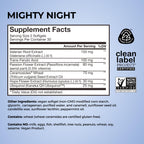 HUM Mighty Night Nighttime Sleep Supplement for Skin Care, CoQ10, Valerian Root & Ferulic Acid to Support Cell Turnover, Skin Vitamins for Women and Men, Overnight Beauty Vitamins, 60 Vegan Softgels