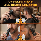Beard Trimmer for Men, Fast Charging 4-in-1 Kit, 18 Lengths, Accessories