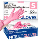 Supmedic Medical Nitrile Exam Gloves Latex & Powder-Free Disposable, 100 S